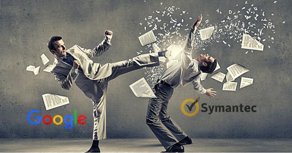 Image result for google vs symantec